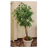 6ft. Faux Ficus Tree w/ Planter Vase