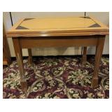 Art Deco Style Enamel Top Expandable Table