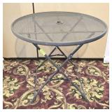 Metal Mesh Bistro Patio Table
