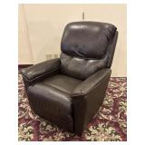 La-Z-Boy Brown Leather Rocking Recliner