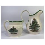Spode Christmas Tree Pitcher & Creamer