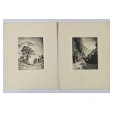 'Thompson Canyon', 'Long's Peak' By Lyman Byxbe