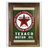 Texaco Petroleum Products Motor Oil Metal Sign