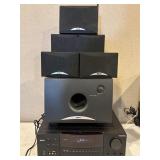 RCA Pro Logic Stereo Receiver & 6-Speaker Set