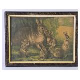 'Wild Rabbits' Print By Kendall & Co.