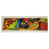 Abstract Original Oil Painting By S. Foxworthy
