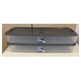 Sterilite 74 Gal. Underbed Storage Boxes (2)