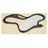 Serpentine Irregular Shaped Resin Mirror w/ Buds