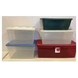 Sterilite + Large Storage Bins (5)