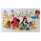 Disney Mickey, Donald, Dalmatians Stuffed Toys +