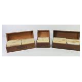Wooden Recipe Boxes Loaded w/ Recipes!