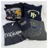 New Prairie H.S. Cougars Football Hoodies + (XL)