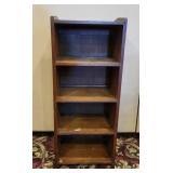 Mission Style 4-Tier Bookshelf