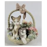 Lladro 'Purr-Fect' Cat Porcelain Sculpture