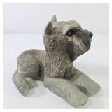 Classic Critters Schnauzer Dog Ceramic Statue