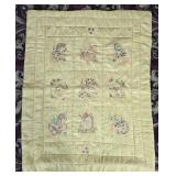 Embroidered Multi-Design Lap Blanket
