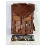 Handmade World Brown Leather Backpack NEW