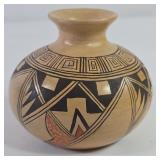 Hopi-Tewa Polychrome Vase Signed Louden Silas