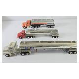 Mobil, Amoco, Unocal Gasoline Tanker Trucks (3)