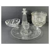 Westmoreland + Glass Tray, Bowl, Ice Bucket + (4)