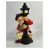MCM Ceramic Scottish Man Lamp Post Bar Caddy