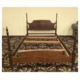 Mahogany Full Size 4-Poster Bed
