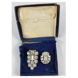 Eisenberg Rhinestone Shoe Clip & Brooch