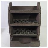 Wooden Essential Oil Display Stand w/ Drawer