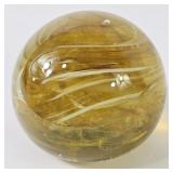 Max Miller REDKEY Glass Paperweight RARE
