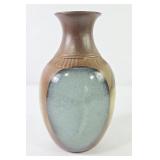 Pottery Craft Stoneware Vase By Robert Maxwell