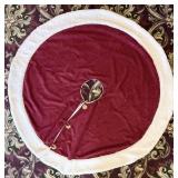 UGG 54 In. Red Velvet Christmas Tree Skirt