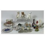 Mini Ceramic Animals, Tea Set, Shoe + - Japan +