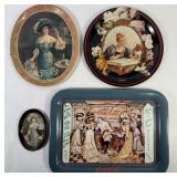 Coca-Cola & Peps- Cola Metal Advertising Trays