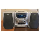 Aiwa Compact Disc Stereo Cassette Reciever WORKS