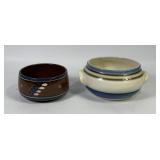 MCM Blue & Earthtone Stoneware Bowls - Finland +