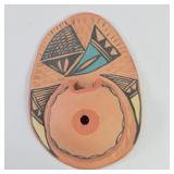 Acoma Hopi Pottery Wall Pocket Signed By Chantel