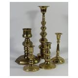 Baldwin, Copper Craft + Brass Candle Sticks (5)