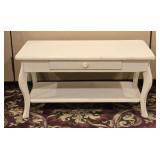Rustic Farmhouse Wood Coffee Table w/ Drawer