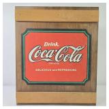 Coca-Cola Vintage Wooden Wall Case