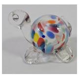 Prestige Murano-Style Art Glass Turtle Figurine