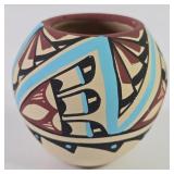 Jemez Pueblo Pottery Vase Signed By Chinana