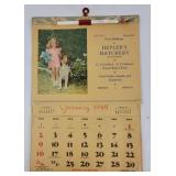 1949 Helper's Hatchery Bremen, IN Calendar