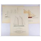 Nautical Ship Lithos By Frank R. Crevier (3)