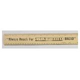 Kreamo Bread Advertising Metal Ruler