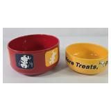 Waechtersbach Germany Red Peanuts Snoopy Bowls