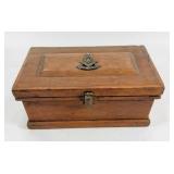 Masonic Wooden Storage Trinket Box
