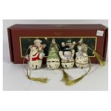 Lenox Mini Sleigh Bells Christmas Ornament Set
