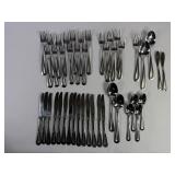 Oneida Sand Dune Stainless Steel Flatware (44)