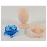 Imperial & Fenton Ring & Toothpick Holder +