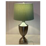 Brushed Nickel Urn Lamp